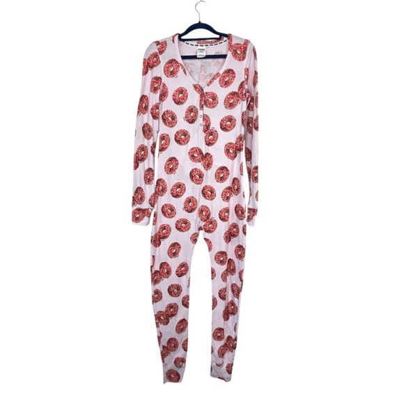 Victoria's Secret Pink Donut Thermal Onesie - Picture 3 of 9
